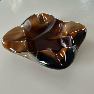 Imperial Glass “Slag Glass” Ashtray